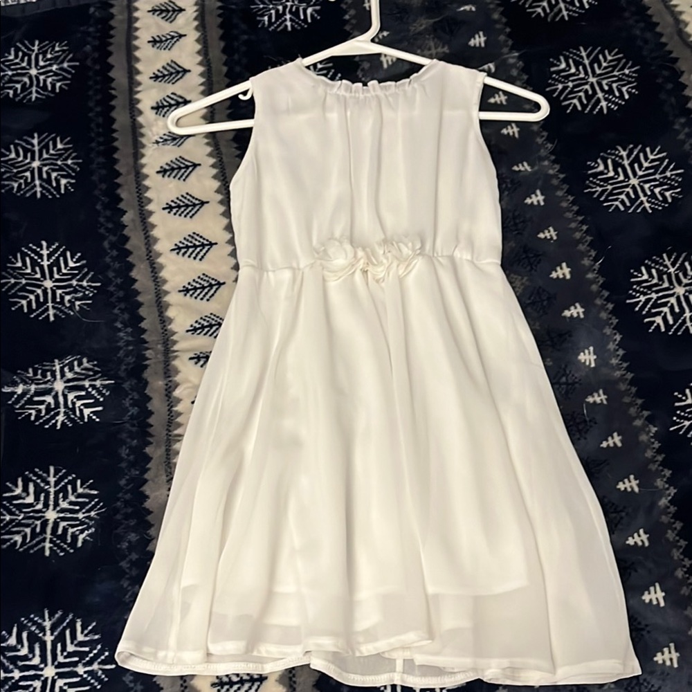 Elegant White Kids Dress